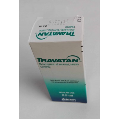 TRAVATAN (40 micrograms / ml travoprost )  eye drops 2.5 ml 